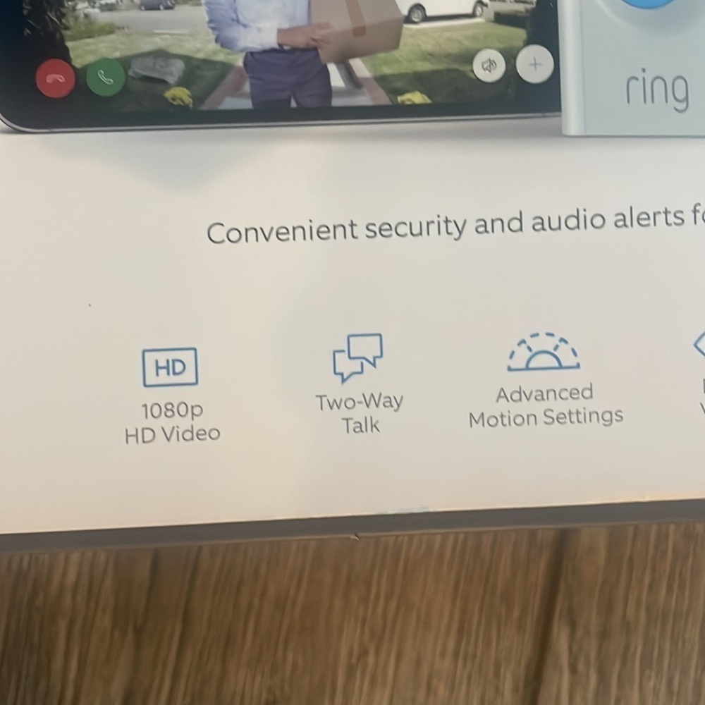 New inbox the ring video doorbell two and shine - Picture 2 of 12